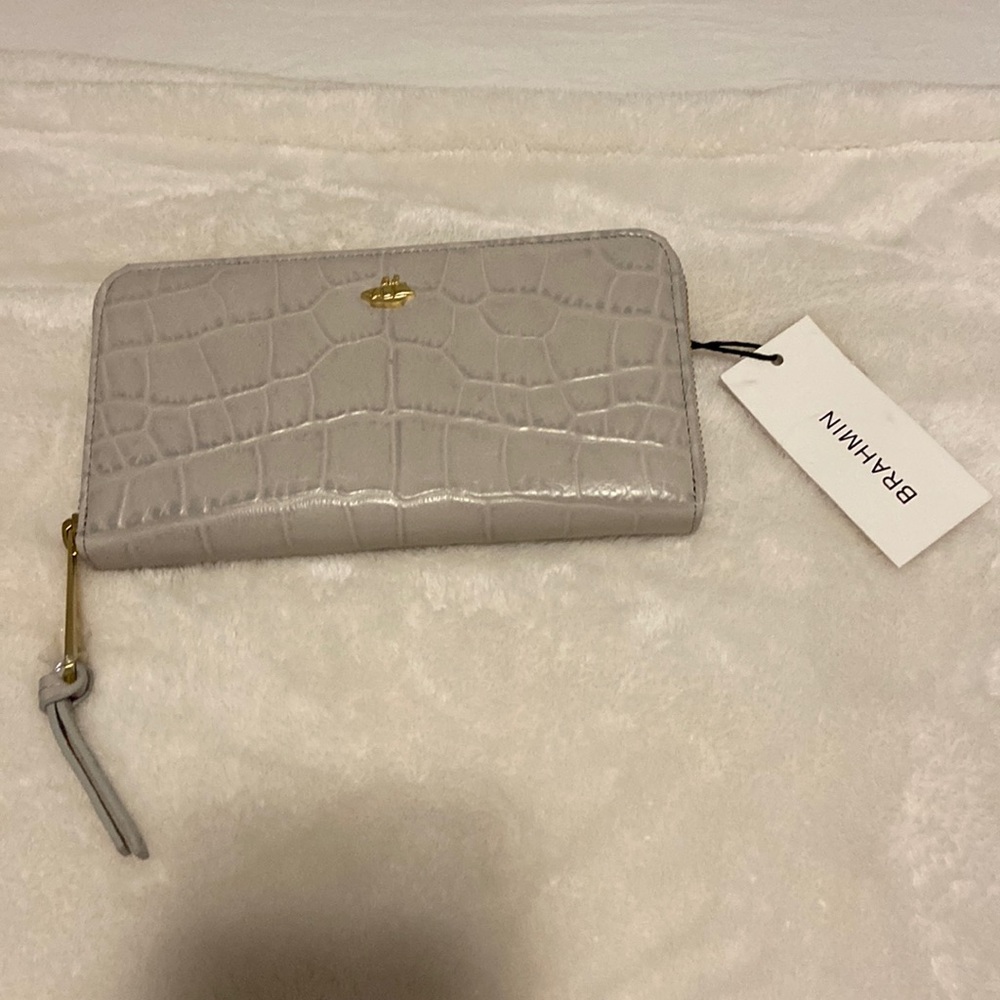Brahmin Light Blue Wallet (tags on!)